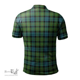 Scottish Rollo Ancient Tartan Mens Polo Shirt with Family Crest Scottish Polo Shirt Scottish Plaid Tartan Plaid - ScotsTee - scotstee.com