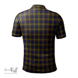 Scottish MacLellan Modern Tartan Mens Polo Shirt with Family Crest Scottish Polo Shirt Scottish Plaid Tartan Plaid - ScotsTee - scotstee.com