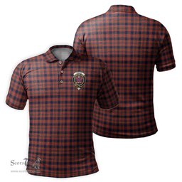 Scottish Ogilvie (Ogilvy) Tartan Mens Polo Shirt with Family Crest Scottish Polo Shirt Scottish Plaid Tartan Plaid - ScotsTee - scotstee.com