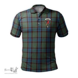 Scottish MacNicol Hunting Tartan Mens Polo Shirt with Family Crest Scottish Polo Shirt Scottish Plaid Tartan Plaid - ScotsTee - scotstee.com