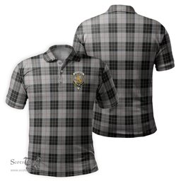Scottish MacPherson Dress Tartan Mens Polo Shirt with Family Crest Scottish Polo Shirt Scottish Plaid Tartan Plaid - ScotsTee - scotstee.com