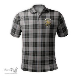 Scottish MacPherson Dress Tartan Mens Polo Shirt with Family Crest Scottish Polo Shirt Scottish Plaid Tartan Plaid - ScotsTee - scotstee.com