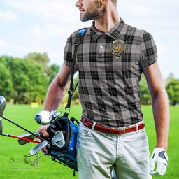 Scottish MacPherson Dress Tartan Mens Polo Shirt with Family Crest Scottish Polo Shirt Scottish Plaid Tartan Plaid - ScotsTee - scotstee.com