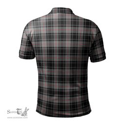 Scottish Moffat Modern Tartan Mens Polo Shirt with Family Crest Scottish Polo Shirt Scottish Plaid Tartan Plaid - ScotsTee - scotstee.com