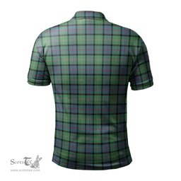 Scottish MacThomas Ancient Tartan Mens Polo Shirt with Family Crest Scottish Polo Shirt Scottish Plaid Tartan Plaid - ScotsTee - scotstee.com