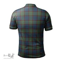 Scottish Nicolson Hunting Ancient Tartan Mens Polo Shirt with Family Crest Scottish Polo Shirt Scottish Plaid Tartan Plaid - ScotsTee - scotstee.com