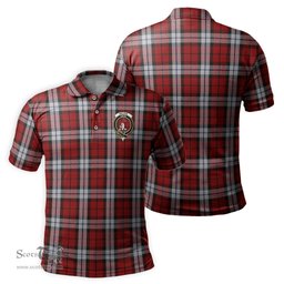 Scottish Brodie Dress Tartan Mens Polo Shirt with Family Crest Scottish Polo Shirt Scottish Plaid Tartan Plaid - ScotsTee - scotstee.com