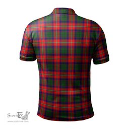 Scottish Belshes Tartan Mens Polo Shirt with Family Crest Scottish Polo Shirt Scottish Plaid Tartan Plaid - ScotsTee - scotstee.com