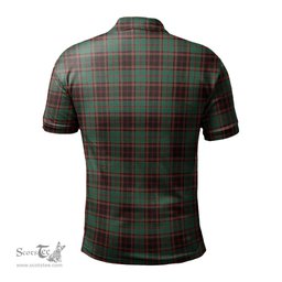 Scottish Buchan Ancient Tartan Mens Polo Shirt with Family Crest Scottish Polo Shirt Scottish Plaid Tartan Plaid - ScotsTee - scotstee.com