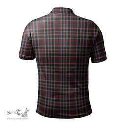 Scottish Borthwick Tartan Mens Polo Shirt with Family Crest Scottish Polo Shirt Scottish Plaid Tartan Plaid - ScotsTee - scotstee.com