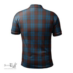 Scottish Cameron Hunting Tartan Mens Polo Shirt with Family Crest Scottish Polo Shirt Scottish Plaid Tartan Plaid - ScotsTee - scotstee.com