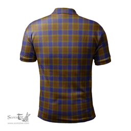 Scottish Balfour Modern Tartan Mens Polo Shirt with Family Crest Scottish Polo Shirt Scottish Plaid Tartan Plaid - ScotsTee - scotstee.com
