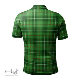 Scottish Boyle Tartan Mens Polo Shirt with Family Crest Scottish Polo Shirt Scottish Plaid Tartan Plaid - ScotsTee - scotstee.com