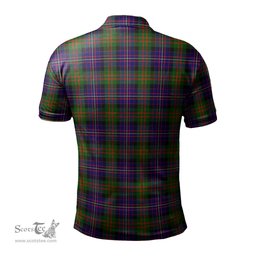 Scottish Cameron of Erracht Modern Tartan Mens Polo Shirt with Family Crest Scottish Polo Shirt Scottish Plaid Tartan Plaid - ScotsTee - scotstee.com