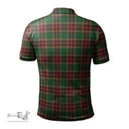 Scottish Baxter Tartan Mens Polo Shirt with Family Crest Scottish Polo Shirt Scottish Plaid Tartan Plaid - ScotsTee - scotstee.com