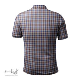 Scottish Boswell Tartan Mens Polo Shirt with Family Crest Scottish Polo Shirt Scottish Plaid Tartan Plaid - ScotsTee - scotstee.com