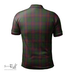 Scottish Cairns Tartan Mens Polo Shirt with Family Crest Scottish Polo Shirt Scottish Plaid Tartan Plaid - ScotsTee - scotstee.com