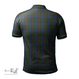 Scottish Buchanan Hunting Tartan Mens Polo Shirt with Family Crest Scottish Polo Shirt Scottish Plaid Tartan Plaid - ScotsTee - scotstee.com