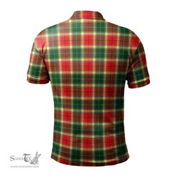 Scottish Gibsone (Gibson-Gibbs) Tartan Mens Polo Shirt with Family Crest Scottish Polo Shirt Scottish Plaid Tartan Plaid - ScotsTee - scotstee.com