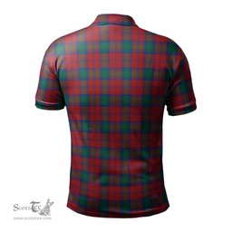 Scottish Fotheringham Modern Tartan Mens Polo Shirt with Family Crest Scottish Polo Shirt Scottish Plaid Tartan Plaid - ScotsTee - scotstee.com