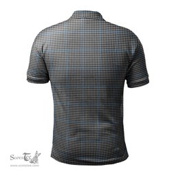 Scottish Gladstone Tartan Mens Polo Shirt with Family Crest Scottish Polo Shirt Scottish Plaid Tartan Plaid - ScotsTee - scotstee.com