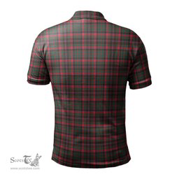 Scottish Cumming Hunting Modern Tartan Mens Polo Shirt with Family Crest Scottish Polo Shirt Scottish Plaid Tartan Plaid - ScotsTee - scotstee.com