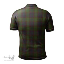 Scottish Cunningham Hunting Modern Tartan Mens Polo Shirt with Family Crest Scottish Polo Shirt Scottish Plaid Tartan Plaid - ScotsTee - scotstee.com