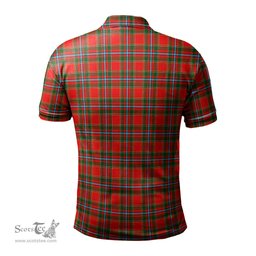 Scottish Drummond of Perth Tartan Mens Polo Shirt with Family Crest Scottish Polo Shirt Scottish Plaid Tartan Plaid - ScotsTee - scotstee.com