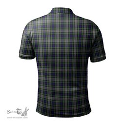 Scottish Davidson of Tulloch Dress Tartan Mens Polo Shirt with Family Crest Scottish Polo Shirt Scottish Plaid Tartan Plaid - ScotsTee - scotstee.com