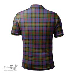 Scottish Carnegie Ancient Tartan Mens Polo Shirt with Family Crest Scottish Polo Shirt Scottish Plaid Tartan Plaid - ScotsTee - scotstee.com