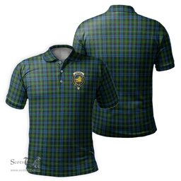 Scottish Campbell of Argyll #02 Tartan Mens Polo Shirt with Family Crest Scottish Polo Shirt Scottish Plaid Tartan Plaid - ScotsTee - scotstee.com