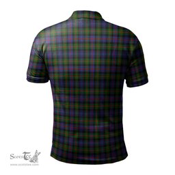 Scottish Fleming Tartan Mens Polo Shirt with Family Crest Scottish Polo Shirt Scottish Plaid Tartan Plaid - ScotsTee - scotstee.com