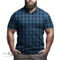 Scottish Fitzgerald Family Tartan Mens Polo Shirt Scottish Polo Shirt Scottish Plaid Tartan Plaid - ScotsTee - scotstee.com