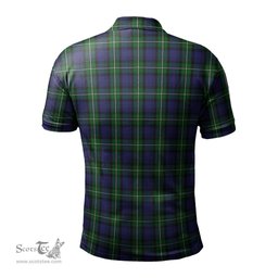 Scottish Forbes Tartan Mens Polo Shirt with Family Crest Scottish Polo Shirt Scottish Plaid Tartan Plaid - ScotsTee - scotstee.com