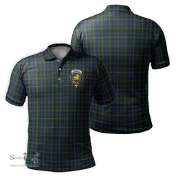 Scottish Campbell of Argyll #01 Tartan Mens Polo Shirt with Family Crest Scottish Polo Shirt Scottish Plaid Tartan Plaid - ScotsTee - scotstee.com