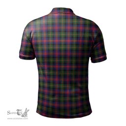 Scottish Logan Modern Tartan Mens Polo Shirt with Family Crest Scottish Polo Shirt Scottish Plaid Tartan Plaid - ScotsTee - scotstee.com