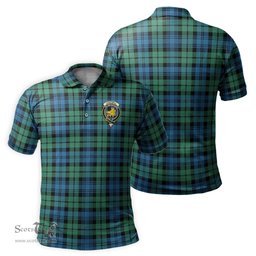 Scottish Campbell Ancient 01 Tartan Mens Polo Shirt with Family Crest Scottish Polo Shirt Scottish Plaid Tartan Plaid - ScotsTee - scotstee.com