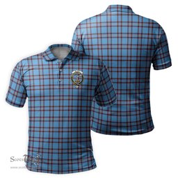 Scottish Elliot Ancient Tartan Mens Polo Shirt with Family Crest Scottish Polo Shirt Scottish Plaid Tartan Plaid - ScotsTee - scotstee.com