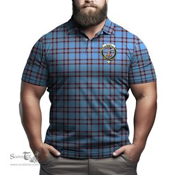 Scottish Elliot Ancient Tartan Mens Polo Shirt with Family Crest Scottish Polo Shirt Scottish Plaid Tartan Plaid - ScotsTee - scotstee.com