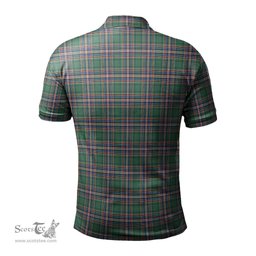 Scottish MacFarlane Hunting Ancient Tartan Mens Polo Shirt with Family Crest Scottish Polo Shirt Scottish Plaid Tartan Plaid - ScotsTee - scotstee.com