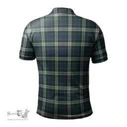 Scottish MacInnes Dress Tartan Mens Polo Shirt with Family Crest Scottish Polo Shirt Scottish Plaid Tartan Plaid - ScotsTee - scotstee.com