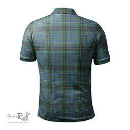 Scottish MacInnes Ancient Tartan Mens Polo Shirt with Family Crest Scottish Polo Shirt Scottish Plaid Tartan Plaid - ScotsTee - scotstee.com