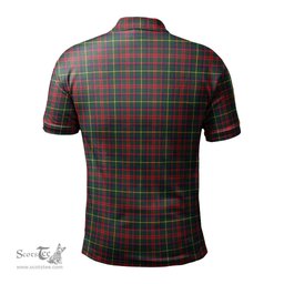 Scottish MacKintosh Hunting Modern Tartan Mens Polo Shirt with Family Crest Scottish Polo Shirt Scottish Plaid Tartan Plaid - ScotsTee - scotstee.com