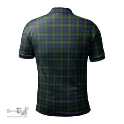 Scottish Gordon Tartan Mens Polo Shirt with Family Crest Scottish Polo Shirt Scottish Plaid Tartan Plaid - ScotsTee - scotstee.com