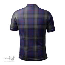 Scottish Kinnaird Tartan Mens Polo Shirt with Family Crest Scottish Polo Shirt Scottish Plaid Tartan Plaid - ScotsTee - scotstee.com