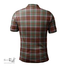 Scottish MacAlister Dress Tartan Mens Polo Shirt with Family Crest Scottish Polo Shirt Scottish Plaid Tartan Plaid - ScotsTee - scotstee.com