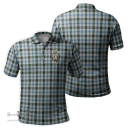 Scottish Henderson Dress Tartan Mens Polo Shirt with Family Crest Scottish Polo Shirt Scottish Plaid Tartan Plaid - ScotsTee - scotstee.com