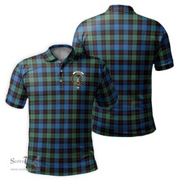 Scottish Guthrie Ancient Tartan Mens Polo Shirt with Family Crest Scottish Polo Shirt Scottish Plaid Tartan Plaid - ScotsTee - scotstee.com