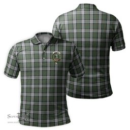 Scottish MacLaren Dress Tartan Mens Polo Shirt with Family Crest Scottish Polo Shirt Scottish Plaid Tartan Plaid - ScotsTee - scotstee.com