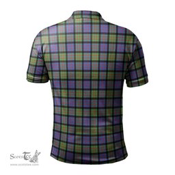 Scottish MacDonald Ancient Tartan Mens Polo Shirt with Family Crest Scottish Polo Shirt Scottish Plaid Tartan Plaid - ScotsTee - scotstee.com